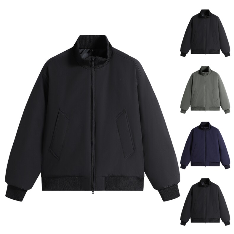 冬季美式高街立领棒球棉服飞行夹克棉衣短款外套男MY1030-P65图片