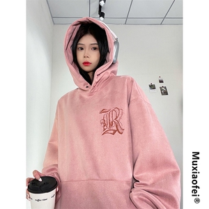 抖音供货、重磅显瘦卫衣秋连帽宽松D223A-DY-LPWY721-特p50图片