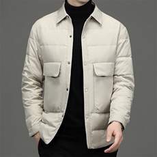 BEYR816钱塘2020-2中年男士冬季新款商务休闲厚款羽绒服P165，男装羽绒服，钱塘207-2