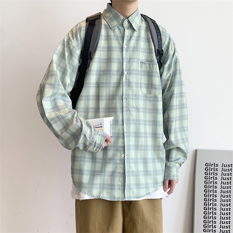 长袖衬衫男港风潮流AC925P33,男装衬衫,星座1116-2