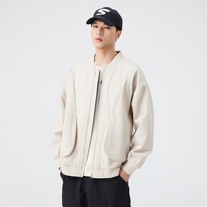 户外夹克男棒球领纯色上衣冲锋衣外套DSA157B-JK7869-P70图片