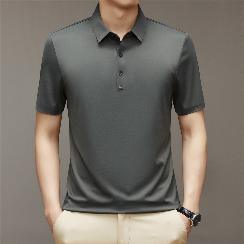 BGW509808春夏男士新款短袖T恤青年修身翻领体恤休闲POLO衫图片