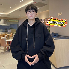 抖音品质港风重磅工艺加绒潮流立体钢印字母卫衣LMWY03JR-P60，男装卫衣，电商B325