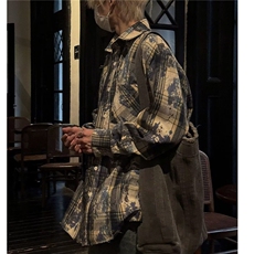 DH281-P50美式扎染长袖衬衫男2025春秋新款潮牌寸衫外套-网图现货，男装衬衫，星座603-2