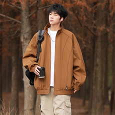 现货美式休闲加厚雪山棉衣夹克外套立领纯色三防户外工装棉服，男装夹克，电商A486