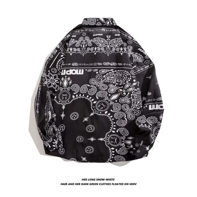 长袖衬衫男港风日系韩版潮流帅气衬衣C2229P28,男装衬衫,星座1116-2