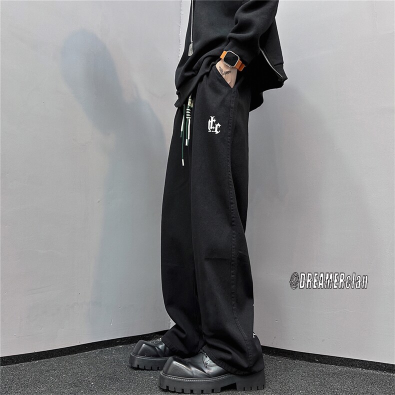 k1036-p48-控78M-5xl港风高阶黄泥黑暗宽松大码牛仔裤,男装牛仔裤,星座116