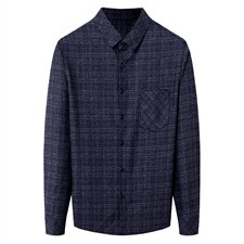 中年男士长袖衬衫40-50岁2023秋季新款中老年爸爸衬衣薄款，男装衬衫，电商B212（原钱塘6029）