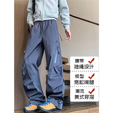 网图伞兵裤加绒冲锋裤防风防水裤子工装裤A025-MK1101-P40加绒47，男装工装外套，电商A025