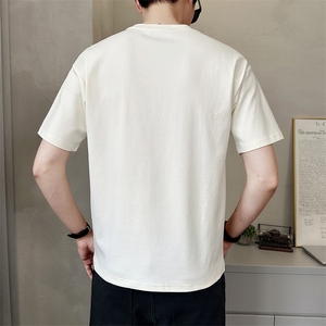 夏季新款男士短袖T恤圆领休闲百搭潮流时尚简约上衣T89083-P45图片