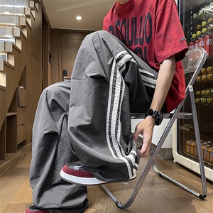 新款港风美式高街潮牌速干防水高腰休闲裤伞兵裤男女 ZK3665-P42图片