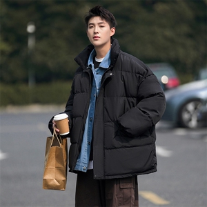 现货一万件 抖音直播 牛仔假两件大码棉衣情侣棉服 8218 P118图片