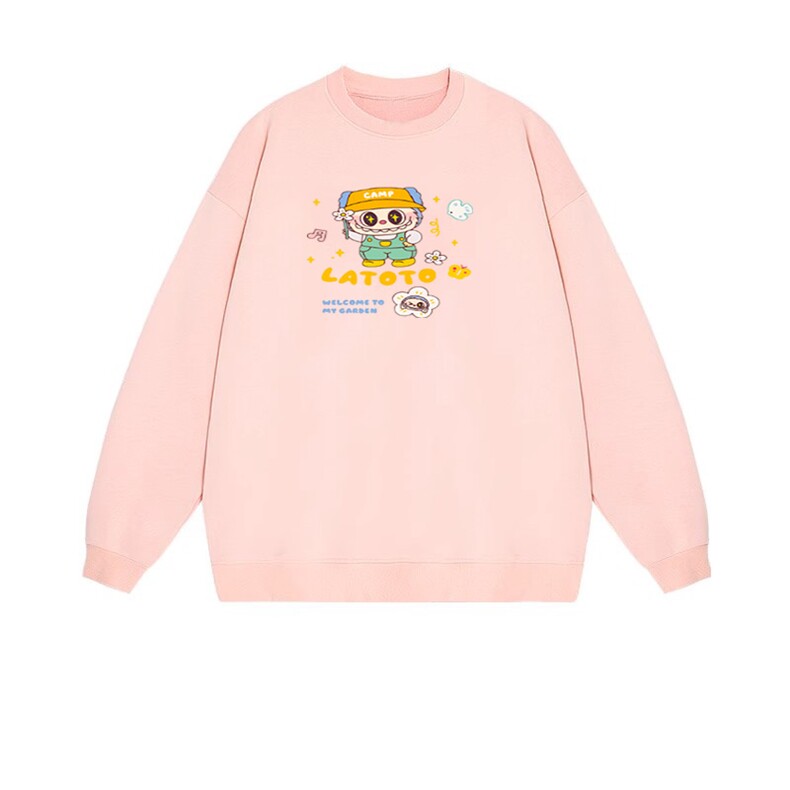 2025年秋季通勤套头长袖拉布布提花，女装卫衣/绒衫，花可