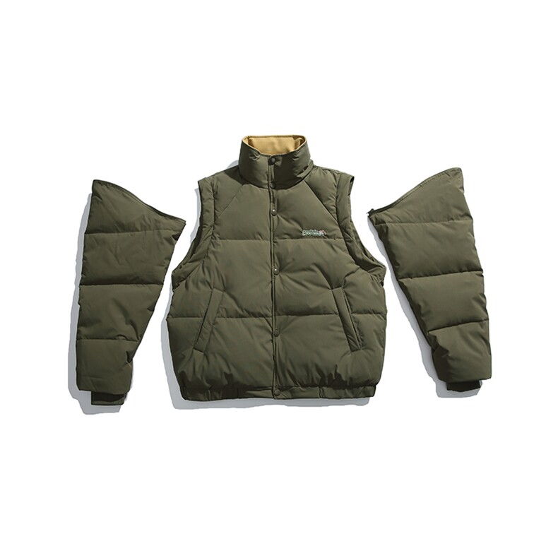 2025冬季新款男日系潮牌白鸭绒羽绒服加厚外套棉衣马甲YR32-F259,男装棉衣,电商A101（原外27）
