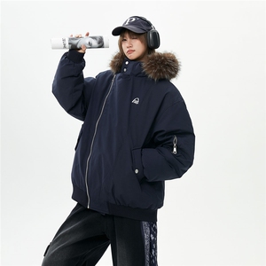 有90绒报告 可拆卸毛领羽绒服派克服标90绒78197P268控428,男装羽绒服,星座227-7