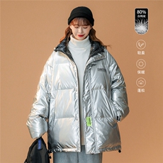 中性风80白鸭绒新款潮ins宽松保暖短款羽绒服YR102P255控328，男装羽绒服，A247A