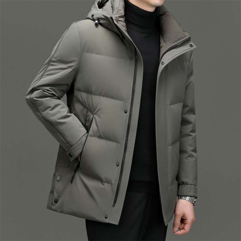 DF2386钱塘2020-2新款百搭简约有帽厚款中年男士羽绒服P273,男装羽绒服,钱塘207-2