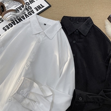25年春季灯芯绒衬衫长袖大码宽松落肩现货DS-C323-1-2316-特批38，男装衬衫，电商C323-1