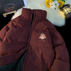地毯23冬季时尚百搭宽松字母印花潮流棉服外套MY62057P85控115，男装棉衣，电商A268