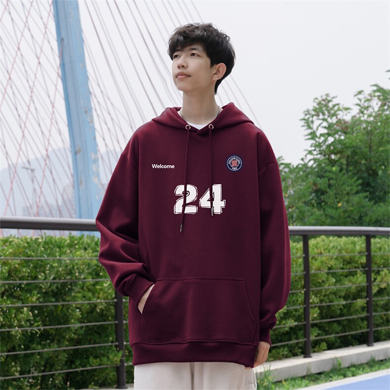 秋季新款潮牌wlcm6919卫衣连帽仿棉特批35控59,男装卫衣,星座605(原A050)
