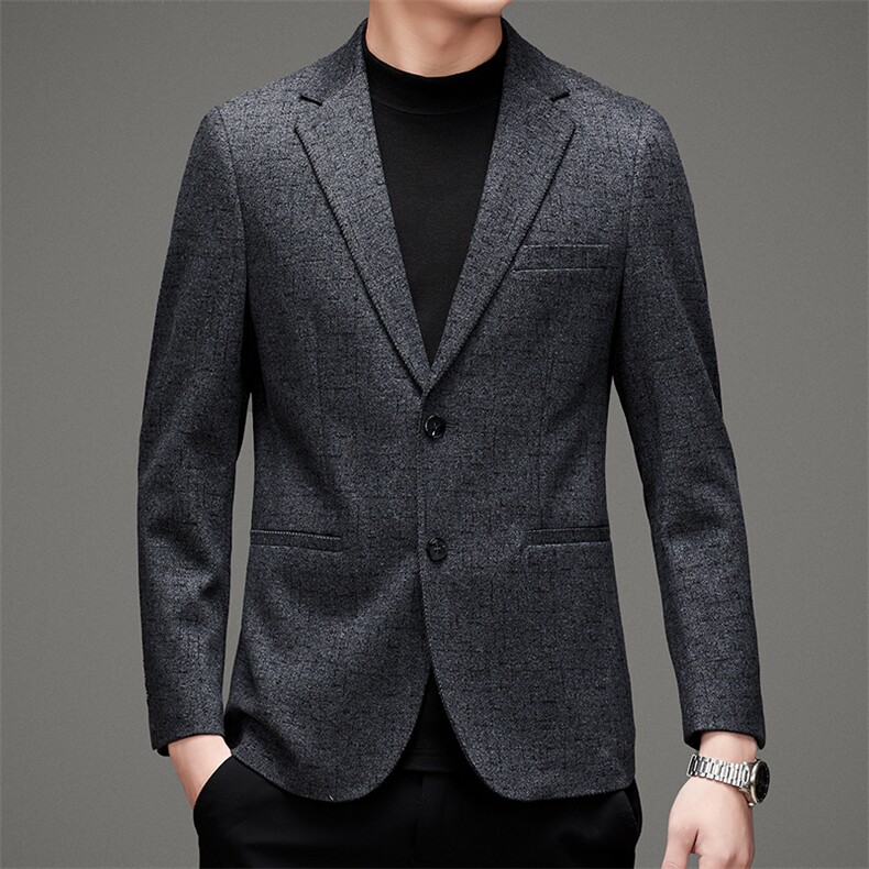 D2515男式2023春季新款便西男韩版西装外套商务休闲西服男装P190,男装西服,电商B360