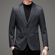 D2515男式2023春季新款便西男韩版西装外套商务休闲西服男装P190，男装西服，电商B360