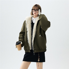 CLEANFIT座山雕棉服美式高街设计感重磅连帽外套A170-M899-TP110，男装棉衣，电商A170
