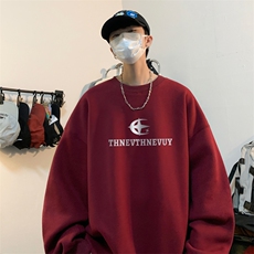 ！圆领卫衣男装港风长袖T恤男外套男WY164-P28，男装卫衣，电商B367