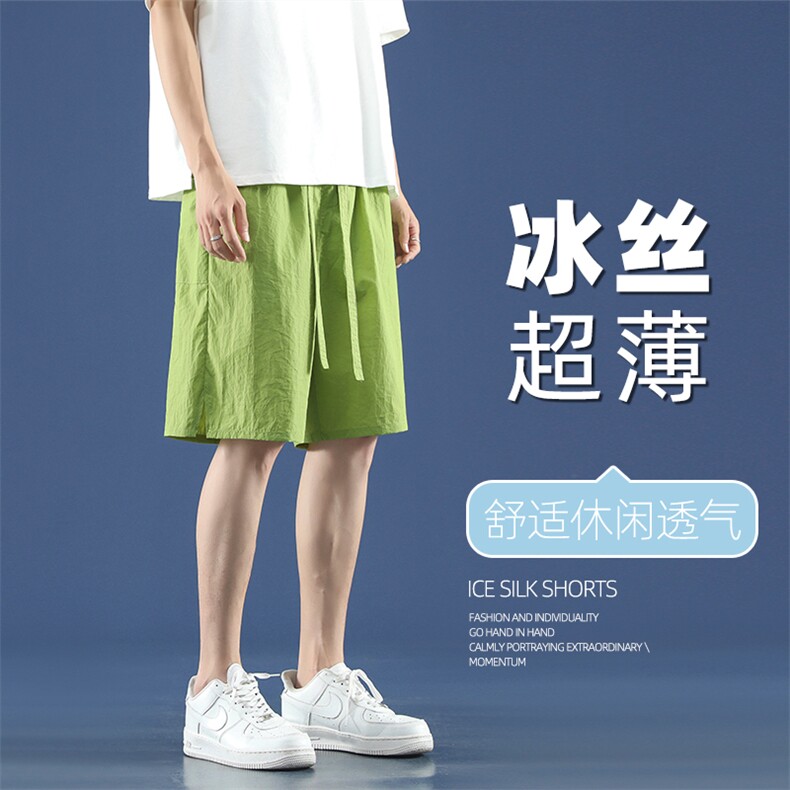 短裤夏季薄款篮球运动透气宽松沙滩裤休闲五分裤 DK290特批-18图片