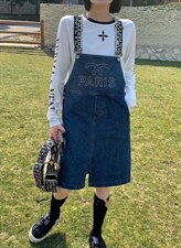 新款洋气欧韩风休闲背带裙，其它，L·H·X