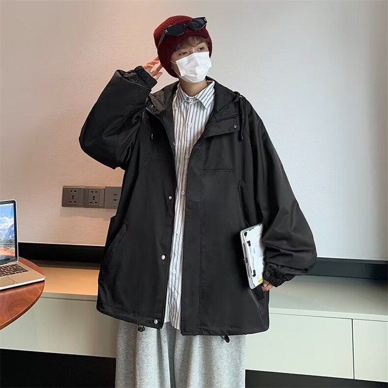 男秋季2023新款长袖夹克外套冲锋衣HY101P65,男装夹克,星座1116-2