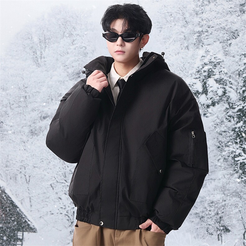 棉服男冬季新款港风宽松连帽棉衣MF9006-P90,男装棉衣,星座214-3