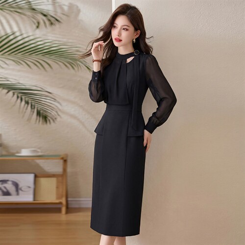 2026春季新款简约时尚休闲女装连衣裙，女装连衣裙，美沁