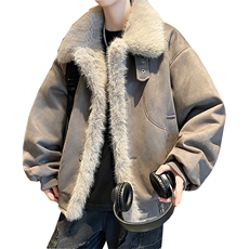 主推冬季新款宽松/座山雕加厚外套潮加厚棉衣XZ102B-1M803-P125，男装棉衣，星座102B-1