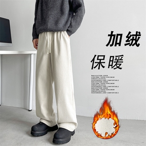 百搭时尚简约加绒加厚灯芯绒休闲裤JR1008特批43,童胖子穿搭男夏天图片