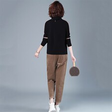 2021年春季新款潮休闲套装女时尚气质减龄两件套装裤子洋气时髦，女装套装/套裙，简韵佳