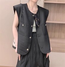 小香风马甲俩色俩码，女装马甲，魅影菲怡