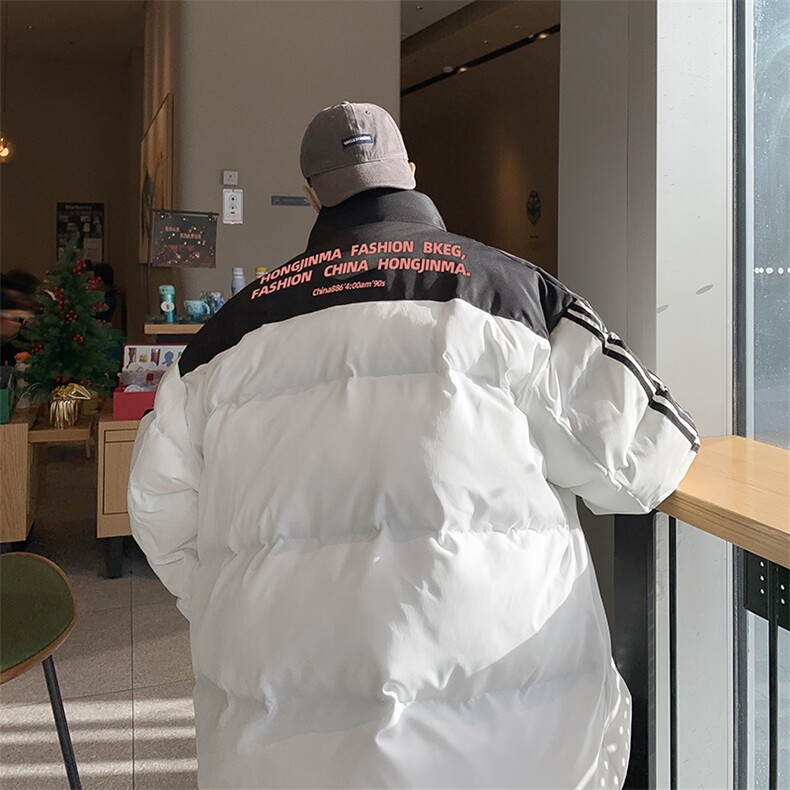 2024美式复古日系cityboy棉服外套冬季宽松潮立领棉衣MF096-P95,男装棉衣,星座313A-2