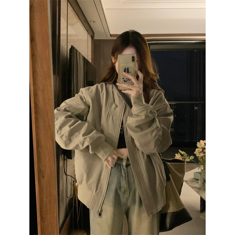 【有货】cleanfit棒球服外套高级感痞帅飞行员夹克JH8820LL-P58,男装夹克,星座1007（原301D）