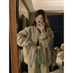 【有货】cleanfit棒球服外套高级感痞帅飞行员夹克JH8820LL-P58图片