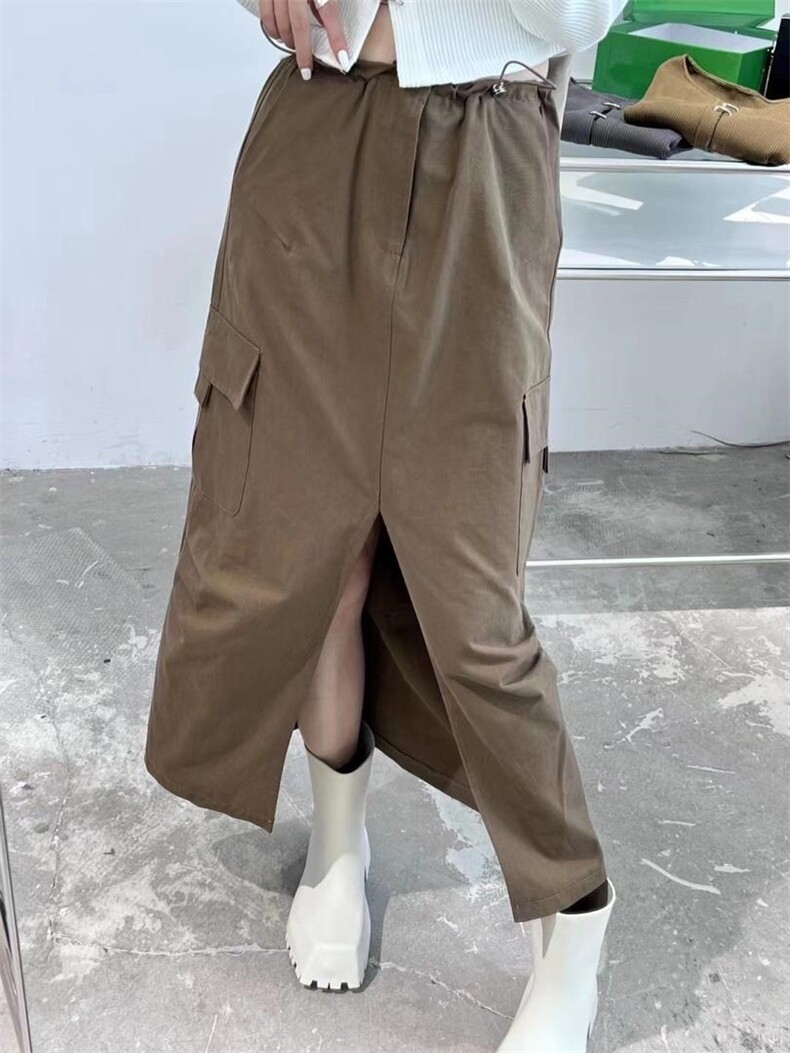 工装半裙，女装半身裙，卡薇尔