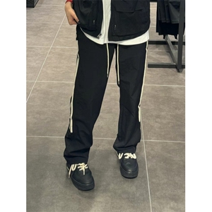 【有货】条纹速干运动裤子男女款青少年户外三条杠裤子1217WW-P48图片