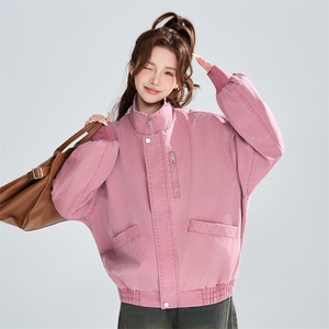 2026春季宽松复古立领工装夹克男女同款百搭外套XZ309 JK8009 P95，男装夹克，星座309（原A406）