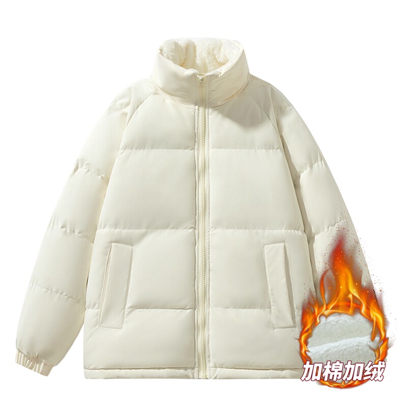 抖音直播连帽棉衣假两件加厚棉袄情侣款百搭面包服MY111-P65,男装棉衣,星座1402-1