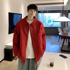港风大码M-5XL夹克男情侣百搭外套男100%聚酯纤维JK8742P75控108，男装夹克，星座227-7