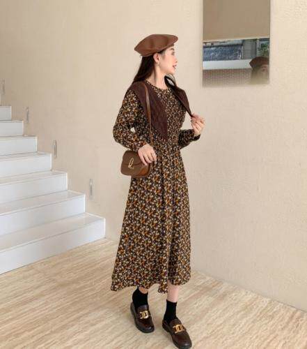 秋季新款连衣裙，女装连衣裙，E莎