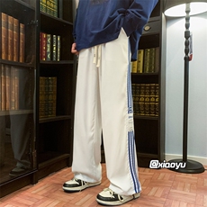 XZ616早秋新款冰丝裤贴标宽松休闲裤TY920M-5XLP35控48，男装休闲裤，星座512A（原616）