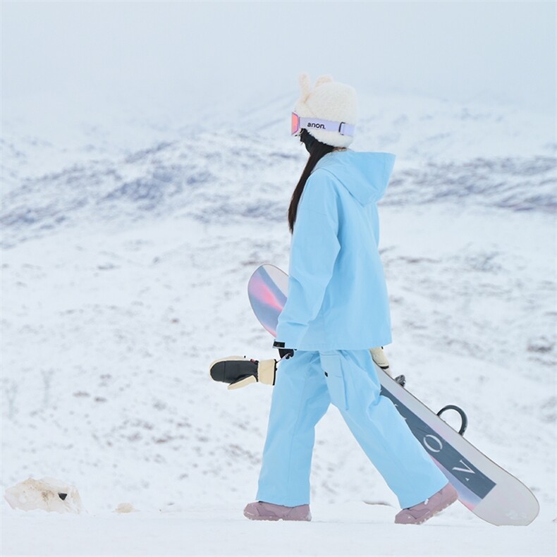 春季多巴胺穿搭防水防风滑雪裤套装男女同款保暖外套TZ033-P220,男装休闲套装,电商A001-1