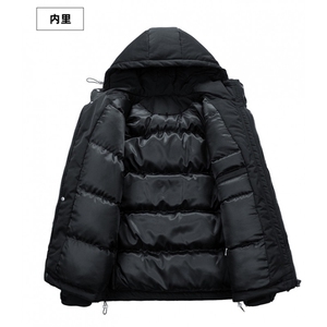冲锋衣羽绒棉服男冬季宽松大码加厚棉衣ins潮流外套M0783-P120图片
