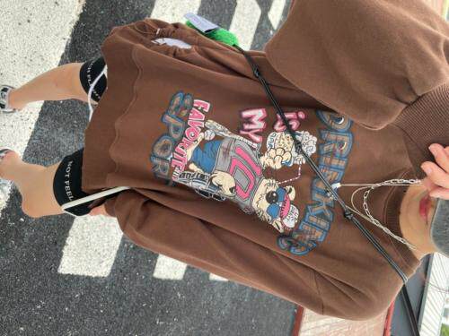 秋季涂鸦卫衣，女装卫衣/绒衫，郦歌贝妮